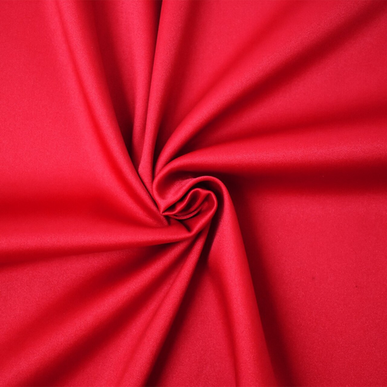 Red Poly Spandex Stretch Solid Stretch Lamour Woven Fabric By the Yard